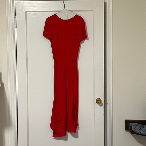 Victoria Beckham red low back formal dress - Picture 2 of 5